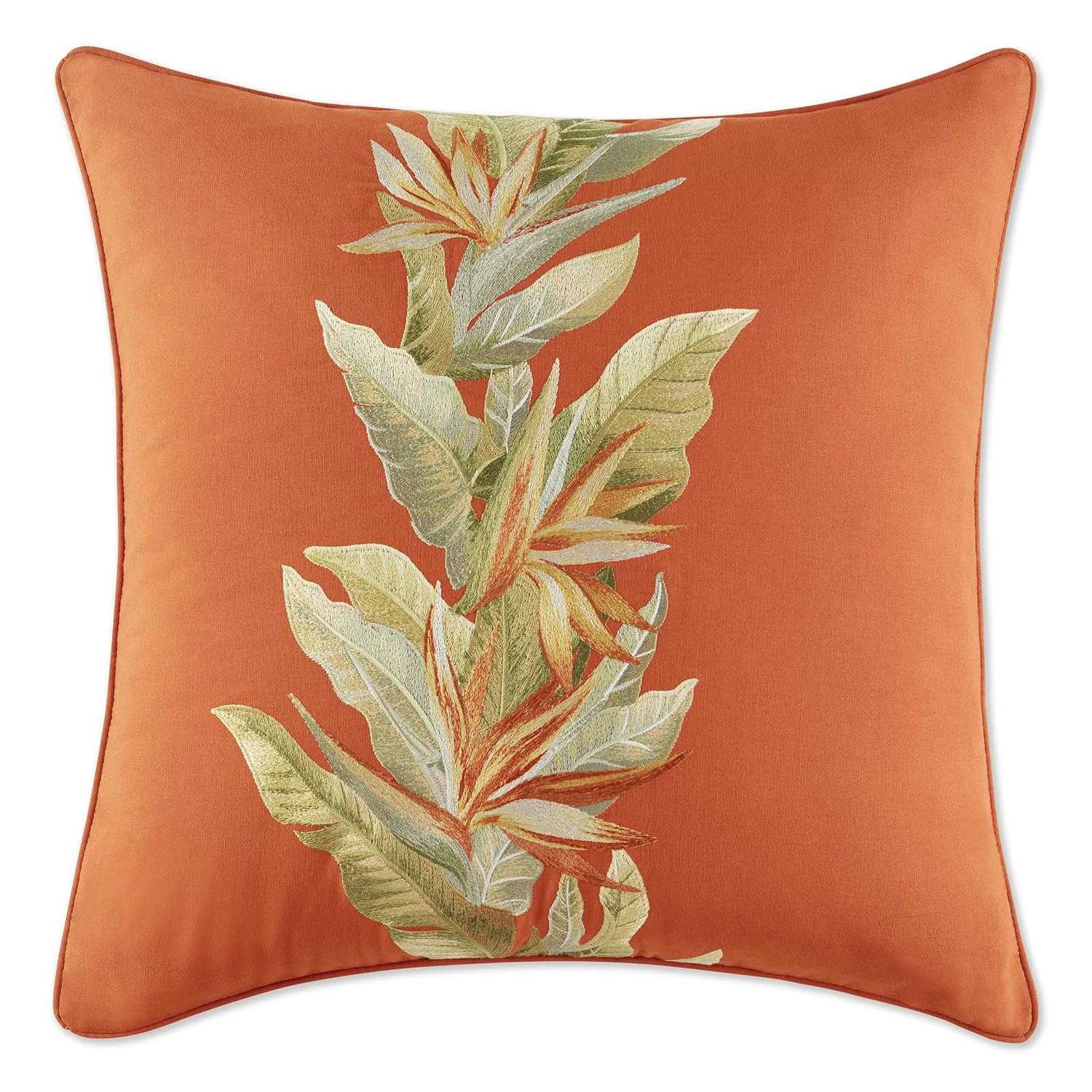 Tommy Bahama Birds of Paradise Throw Pillow, 20-inch, Coconut