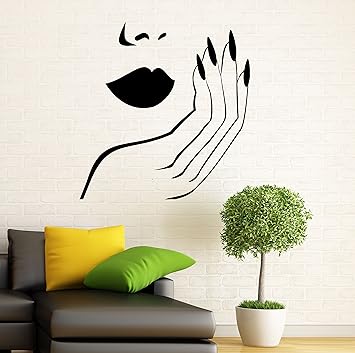 Manicure Wall Decal Wall Vinyl Sticker Spa Beauty Nail Salon