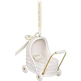 Hallmark Keepsake Christmas Ornament 2024, Baby's First Christmas Pram, Porcelain, Baby Gift