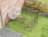 HOMIDEC Rabbit Run Double Puppy Pen 29 Panels DIY Encrypted Wire Mesh view 6