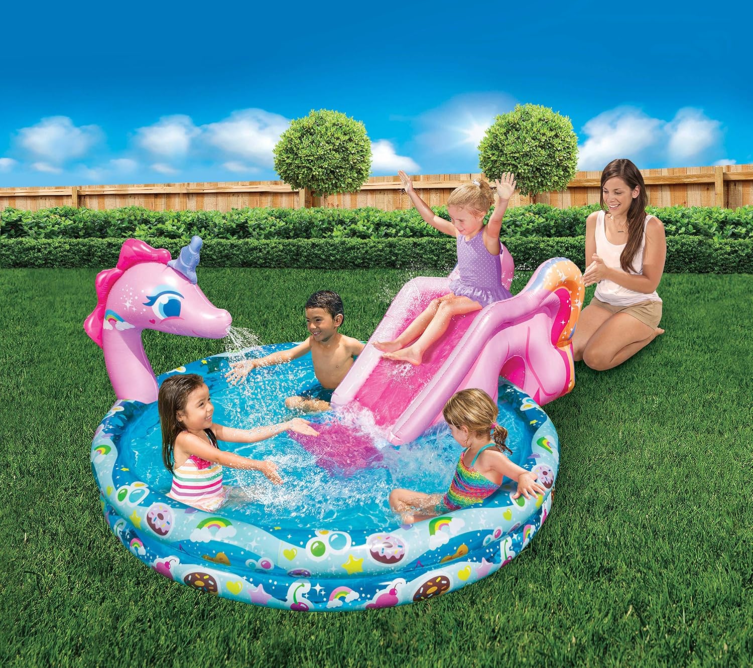 unicorn paddling pool