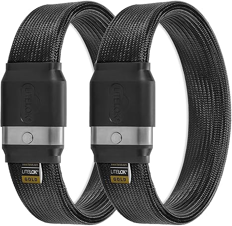 Twin LITELOK Gold-Fahrradschloss (Rabenschwarz)