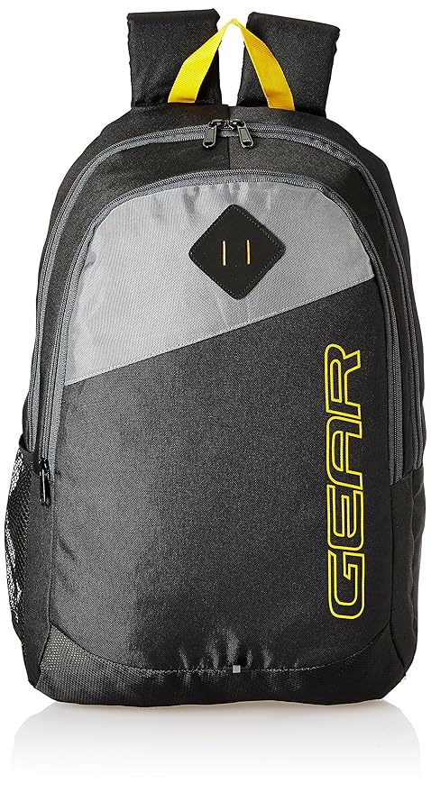 Gear 21 Ltrs Black Casual Backpack (MDBKPECO50104)