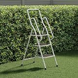 Home Vida 3 Step Ladder with Handrail Foldable Non Slip Safe Heavy Duty view 9
