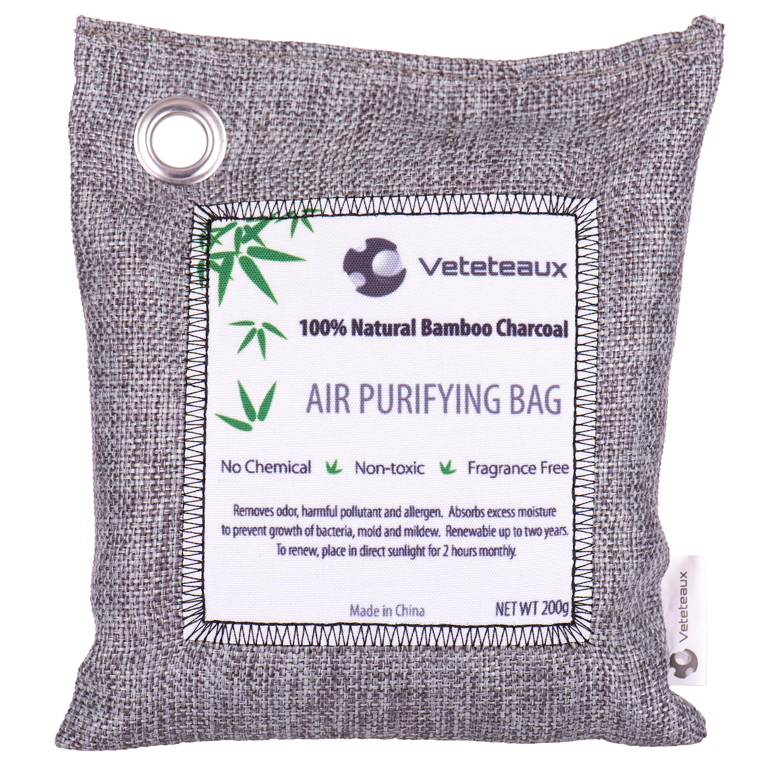 Air Purifying Bag Activated Natural Bamboo Charcoal Odor Absorber