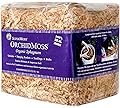 SuperMoss (22325) Orchid Sphagnum Moss Dried, Natural, 1lb Mini Bale