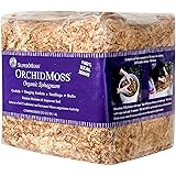 SuperMoss (22325) Orchid Sphagnum Moss Dried, Natural, 1lb Mini Bale