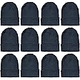 Yacht & Smith Wholesale Beanie and Glove Winter Bulk Kit, Kids Adults Bulk Sets, Homeless Donation Shelters