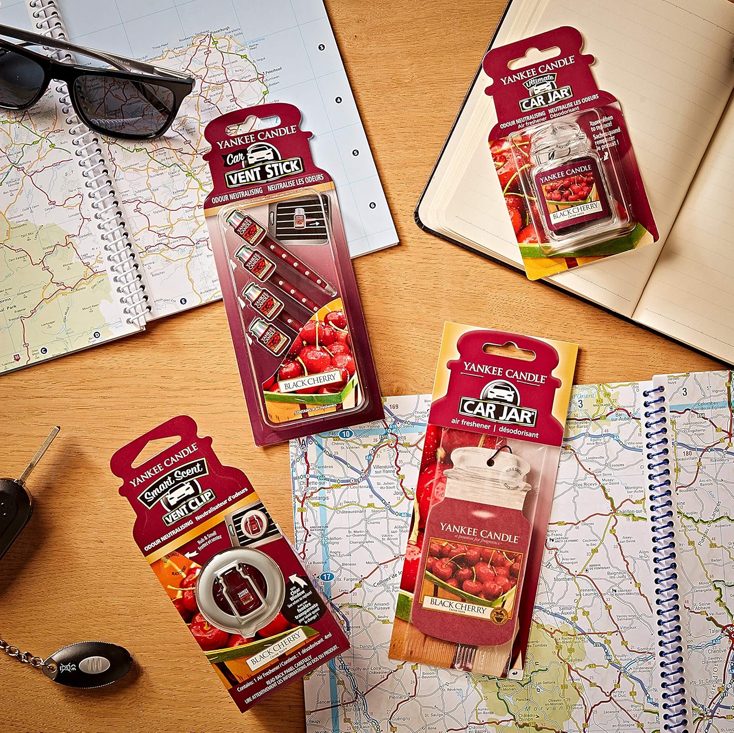 Yankee Candle Car Jar Ultimate Scented Air Freshener, BLACK CHERRY - Image 5