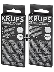KRUPS XS3000 Cleaning Tablets for KRUPS Fully Automatic Machines (2 Pack)