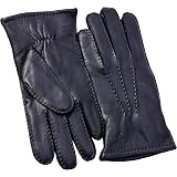 YISEVEN Men's Deerskin Leather Dress Gloves - Cashmere Lined, Hand Sewn For Warmth & Style