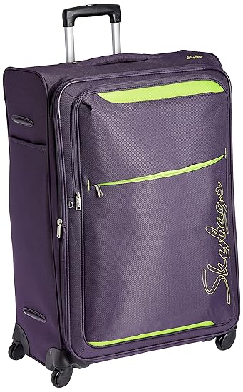 Skybags Polyester 78 cms Purple Softsided Suitcase (STFLAW78PPL)