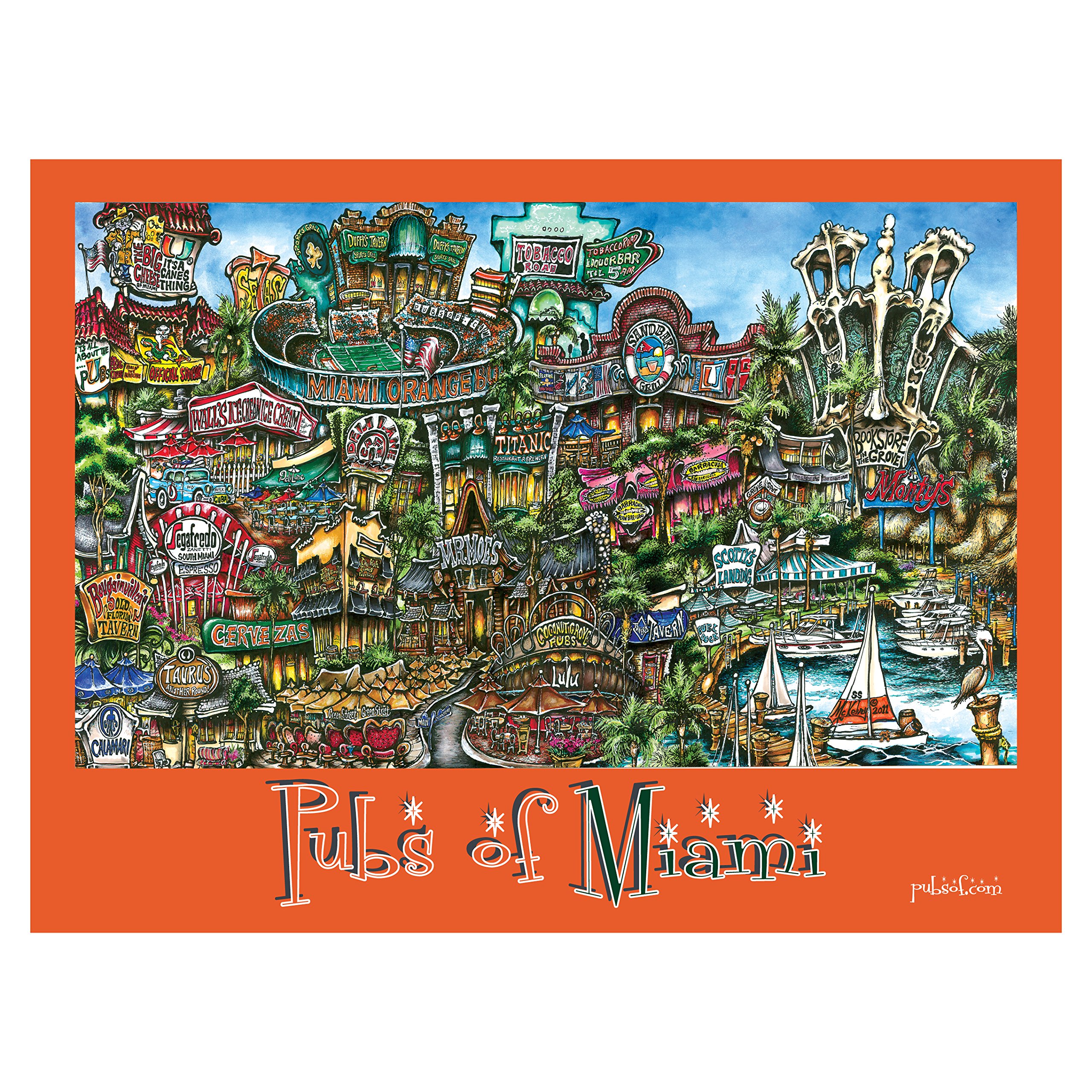 pubsOf Miami FL Poster