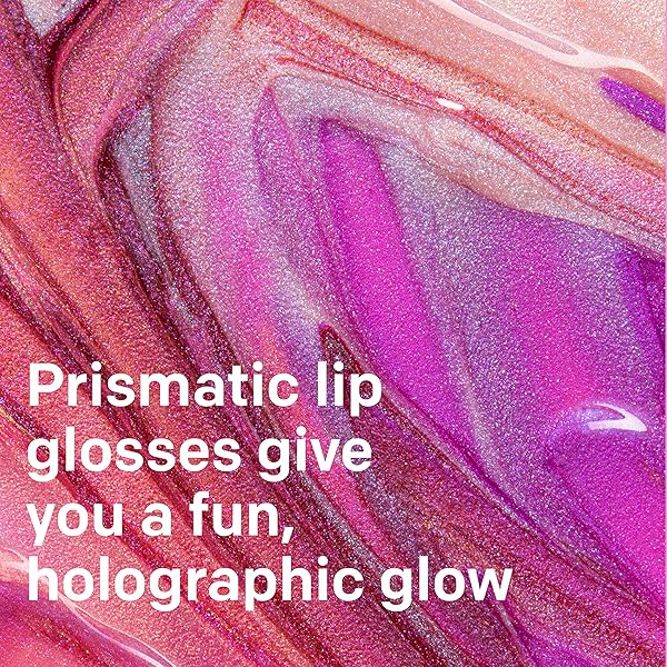ALMAY LIP GLOSS, NON-STICKY LIP MAKEUP, HOLOGRAPHIC GLITTER FINISH, HYPOALLERGENIC, 200 ANGELIC, 0.9 OZ