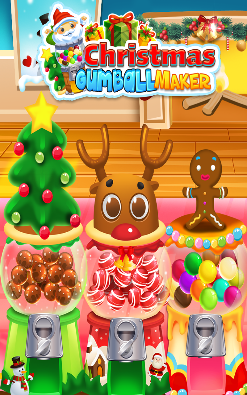 Christmas Bubble Gum Kids Chewing Gum Dessert Food Maker Games FREE