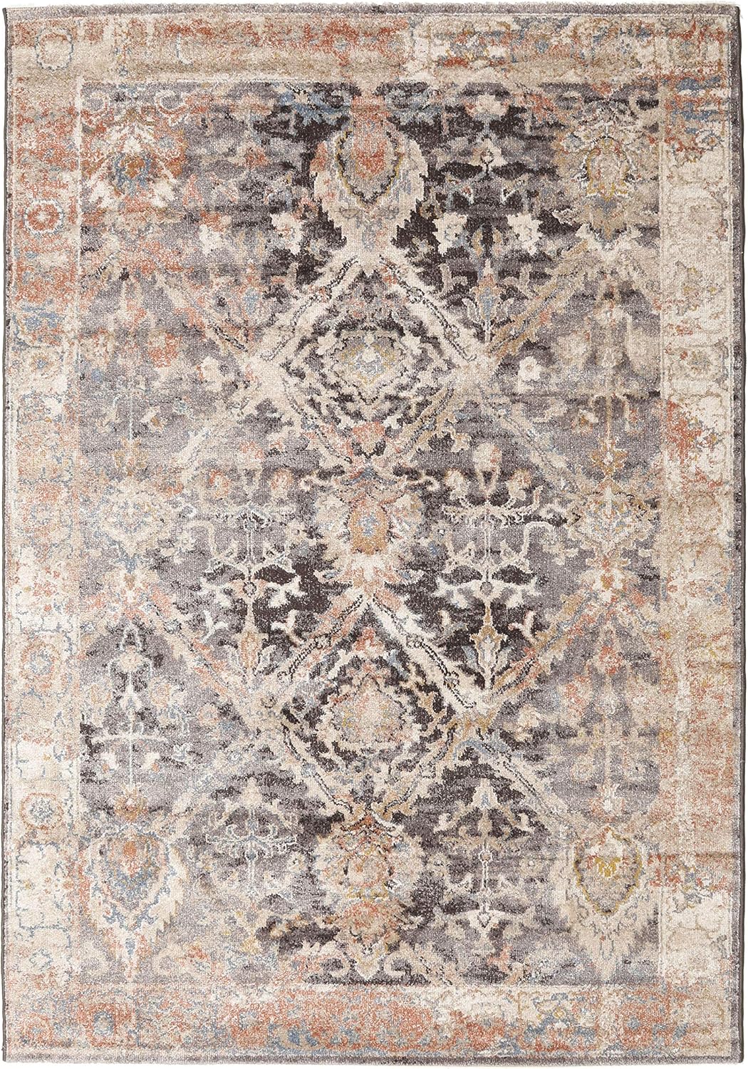 RugVista Talitha Dark Brown Rug 5'3"x7'7" (160x230 cm) Modern Carpet Furniture