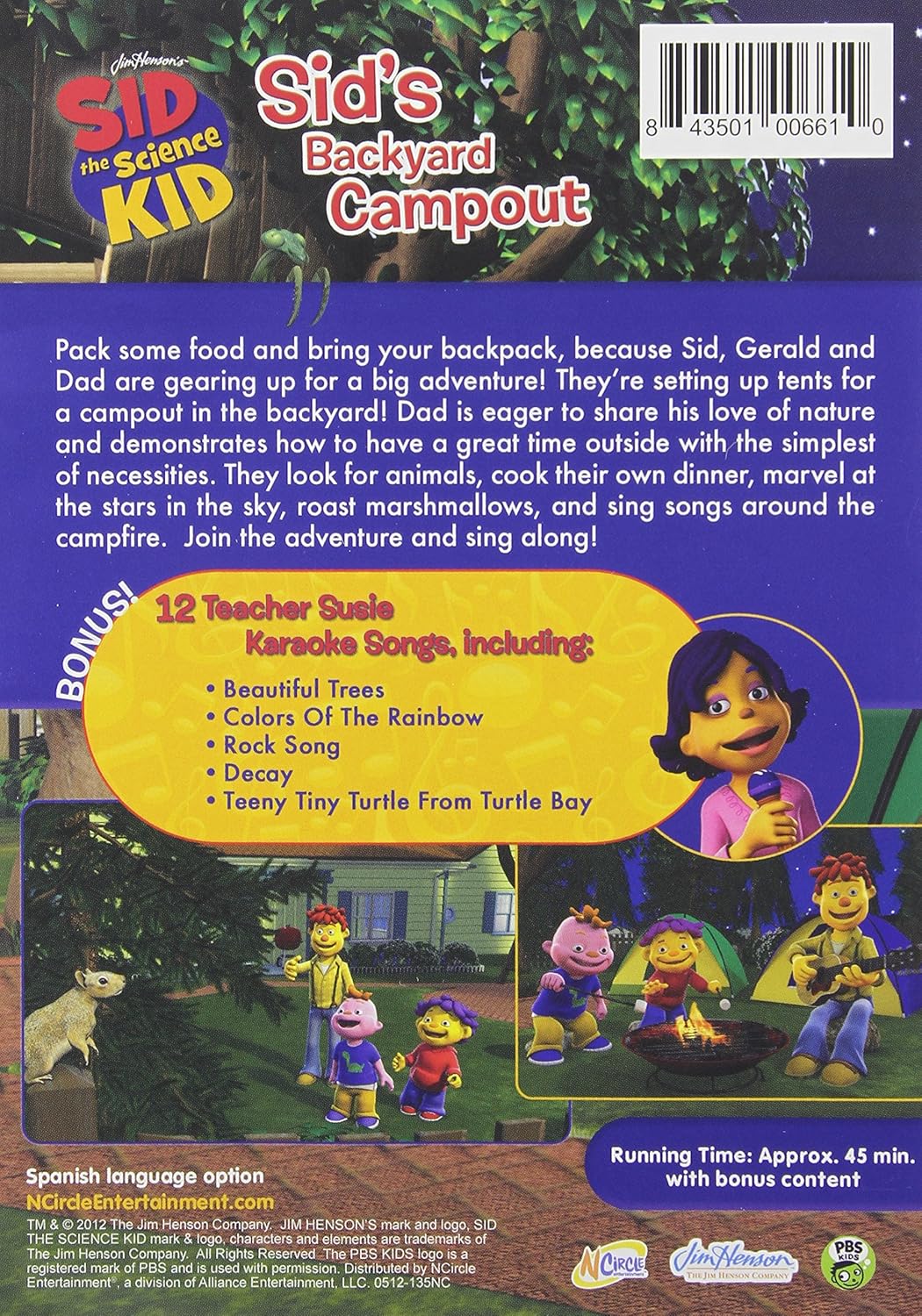 Amazon Com Sid The Science Kid Sid S Backyard Camp Out Sid The