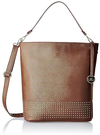 Diana Korr Womens Shoulder Bag (Brown) (DK06HBRW)