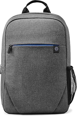 Prelude Mochila para Portátiles de hasta 15,6" - (Tejido Resistente al Agua, Bolsillo Protector Acolchado, Ultraligera) - Gris