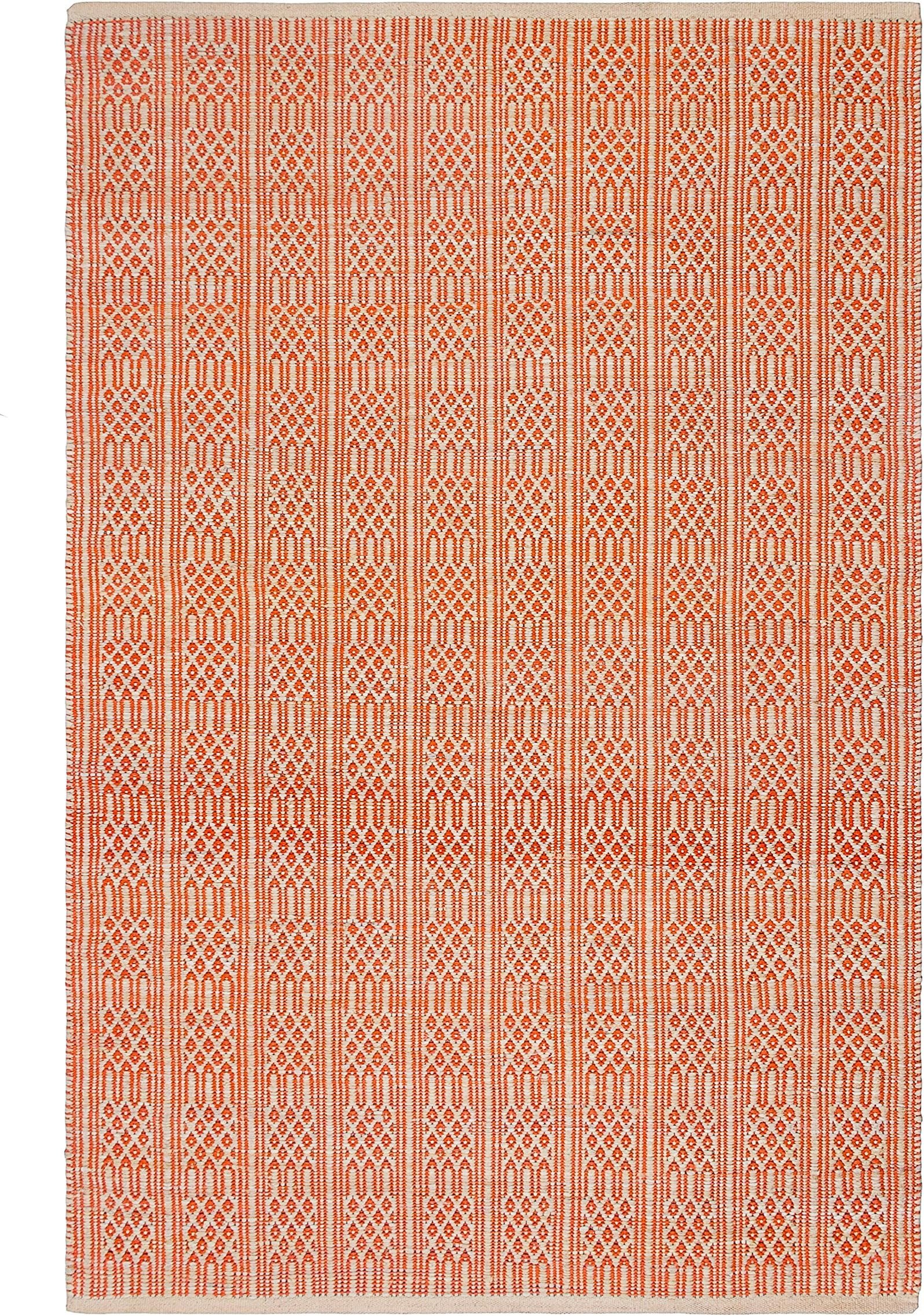 FAB HAB - Belfast - Apricot (60 cm x 90 cm) - Flatweave Cotton Rug
