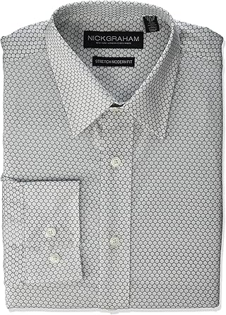 stretch cotton dress shirt