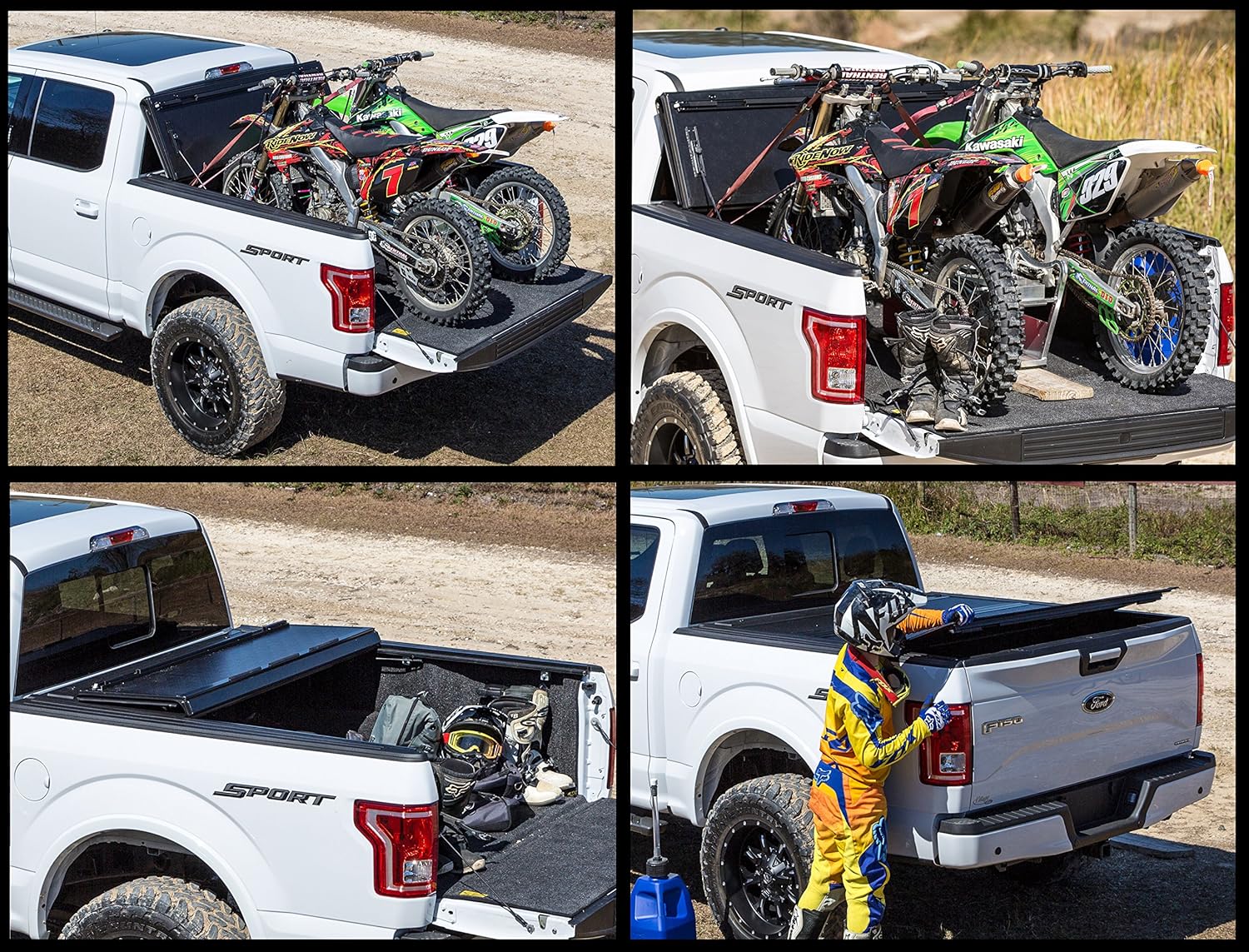 Amazon Com Gator Fx3 Hard Folding Tonneau Truck Bed Cover 2014 2018 Chevy Silverado Gmc Sierra 5 8 Bed Automotive