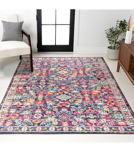 Amazon.com: JONATHAN Y Modern Vintage Medallion Light Gray/Multi