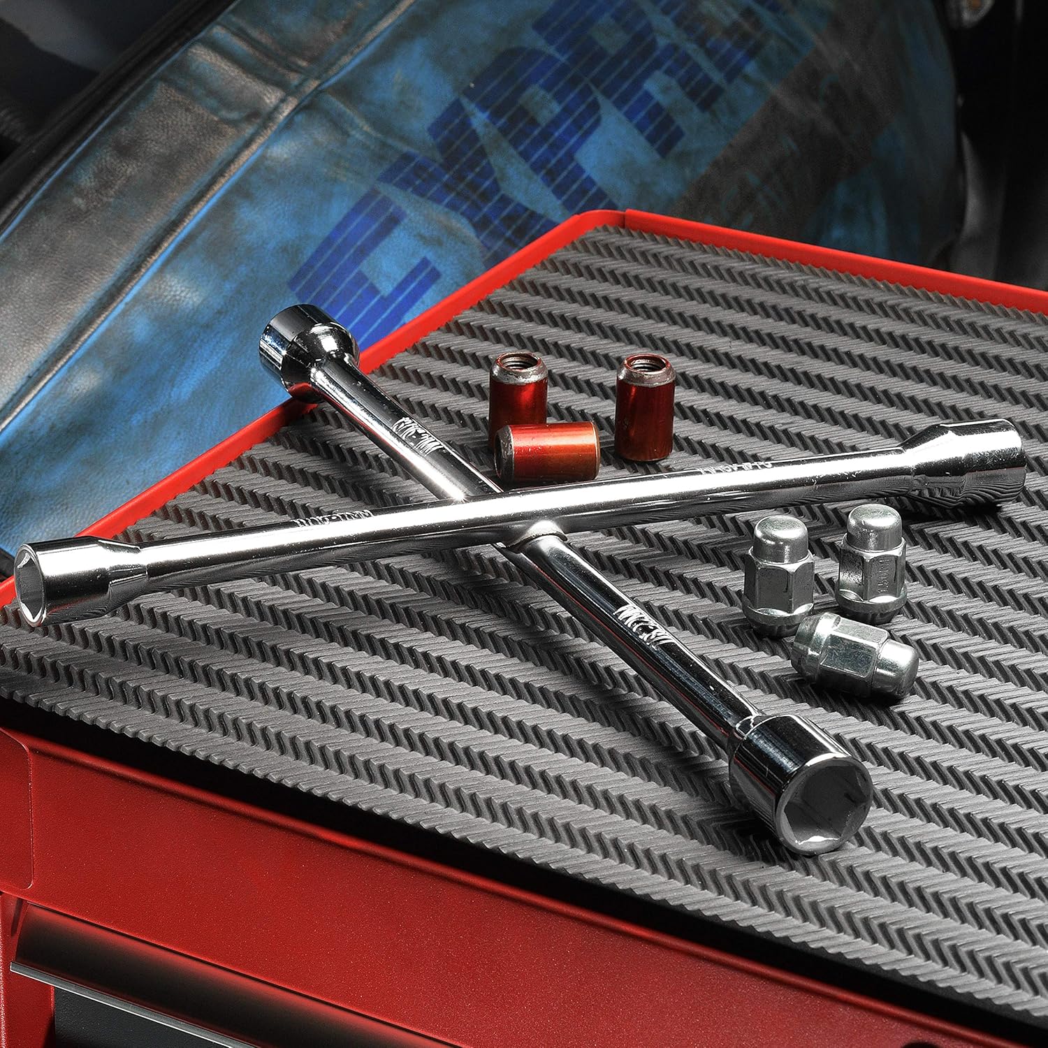EPAuto 14" Heavy Duty Universal Lug Wrench, 4-Way Cross Wrench: Home Improvement