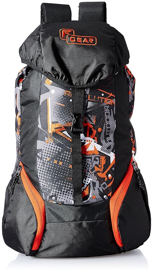 F Gear Trekker 34 Liters (Orange, Grey) Rucksack