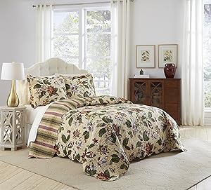 Waverly Laurel Springs Bedspread Collection, King/Cal King