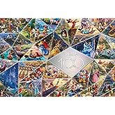 Ceaco - Disney's 100th Anniversary - Thomas Kinkade - 100th Anniversary Collage - 2000 Piece Jigsaw Puzzle, 38 x 26