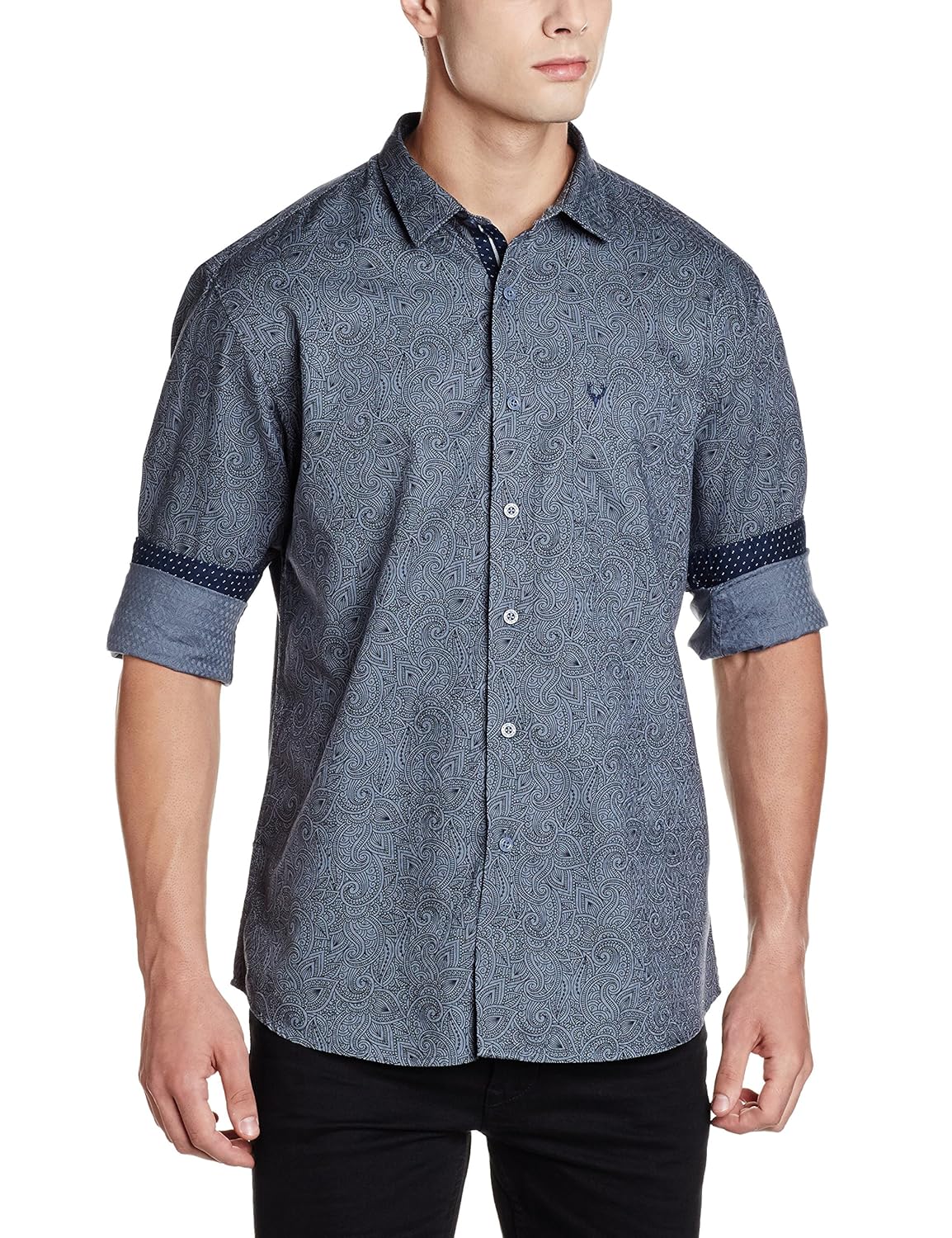 allen solly men's casual shirt