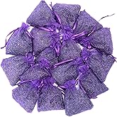 Lavande Sur Terre French Lavender Sachets for Drawers and Closets Fresh Scents, Set of 16, Home Fragrance Sachet for Wardrobes Closets, Purple, LV-A-1