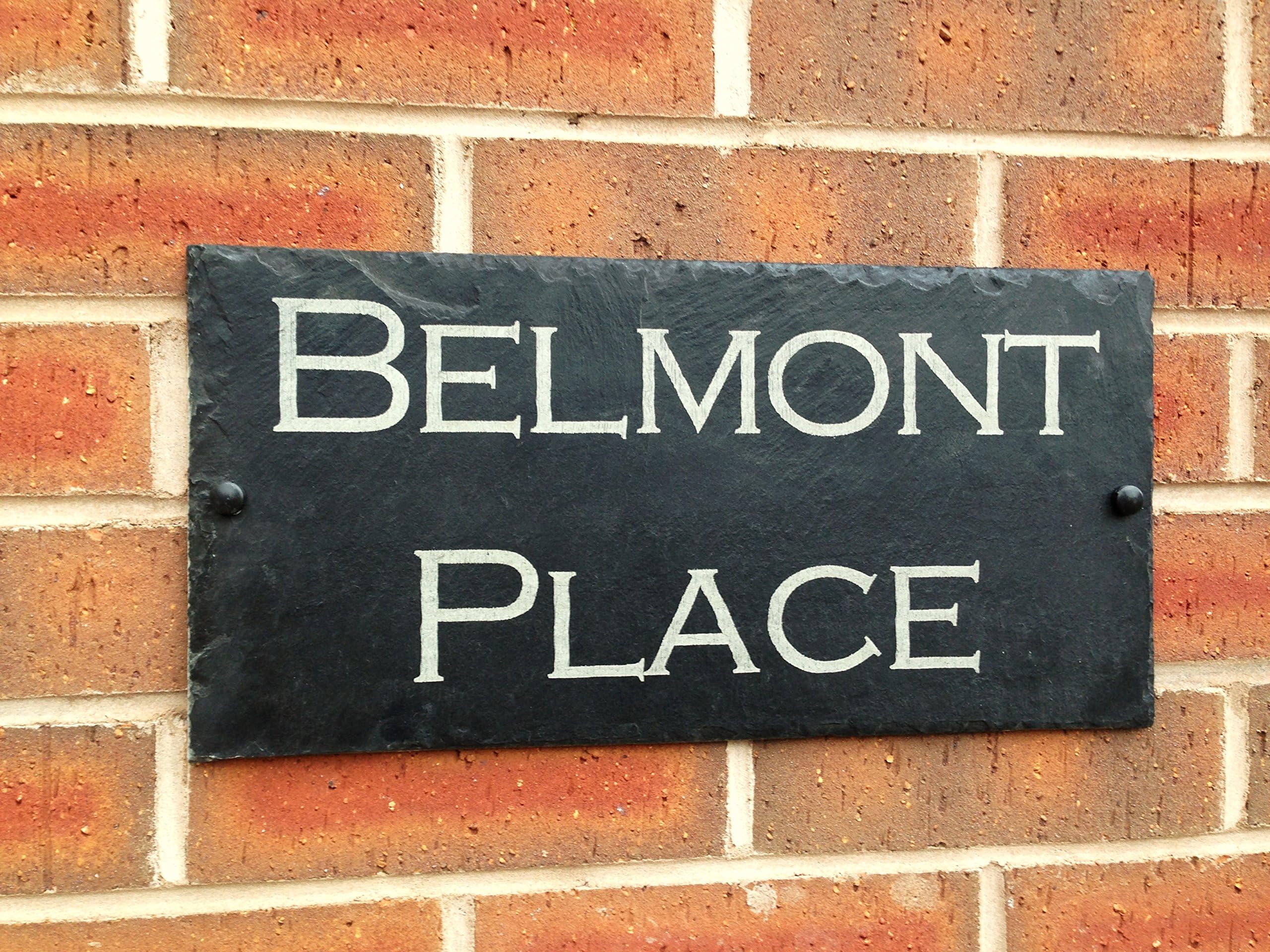 Slate House Sign Name Number Door Large House Sign 40x20cms