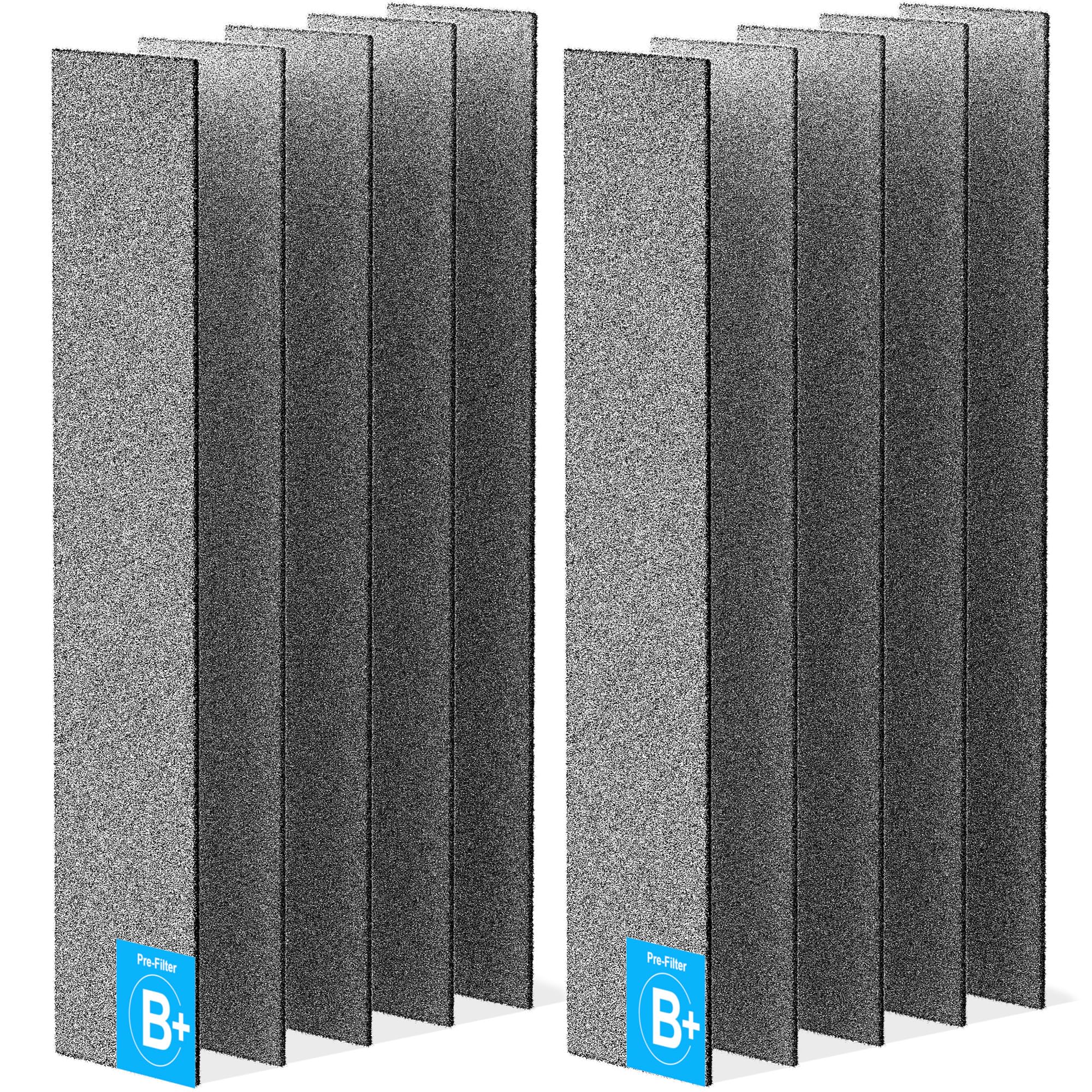 Photo 1 of 10 Packs Pre-Filter B+ HRF-B1 Activated Carbon Replacement Filters Compatible with HHT-080 HHT-081 HHT-085 HHT-090 HHT-100 HHT-145 HHT-149 HPA-245 HPA-249 HPA-050 HPA-150 HPA160 Air Cleaner Purifier