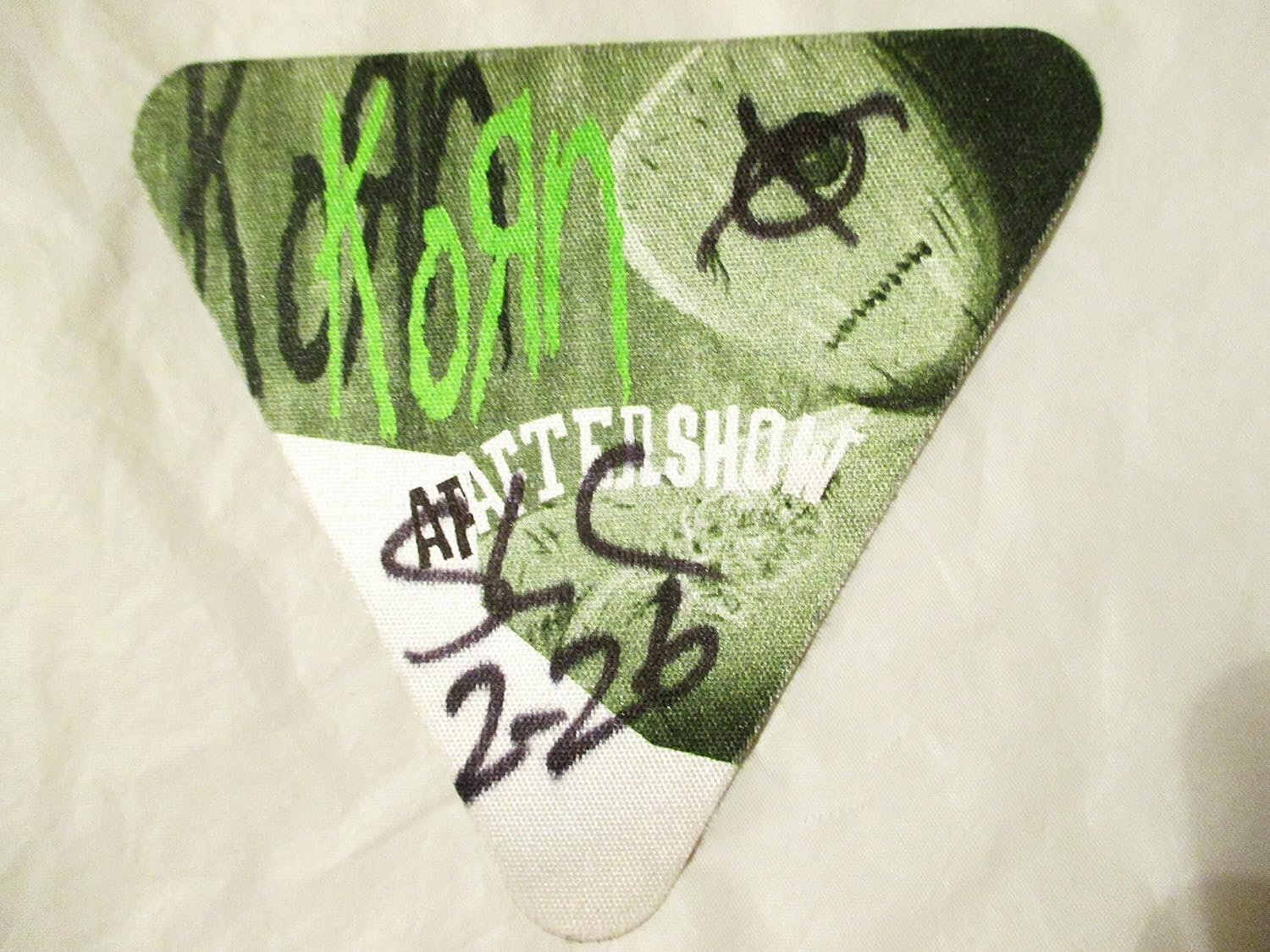 2000 2/26 Korn Backstage Pass Issues After Show Salt Lake City Utah at