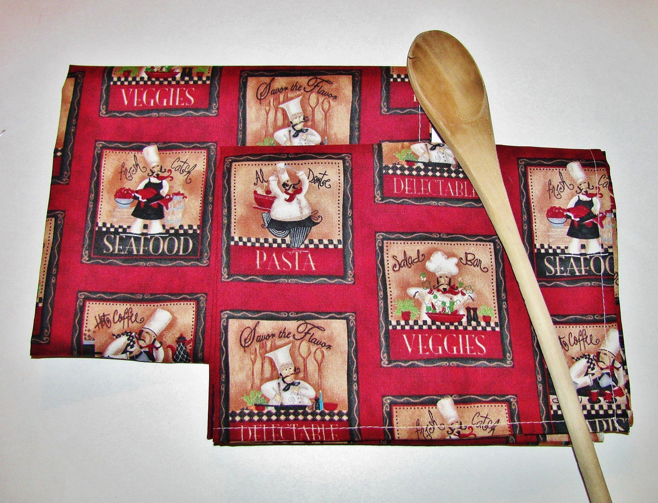 Fat Chef Cloth Napkins (Set of 2)