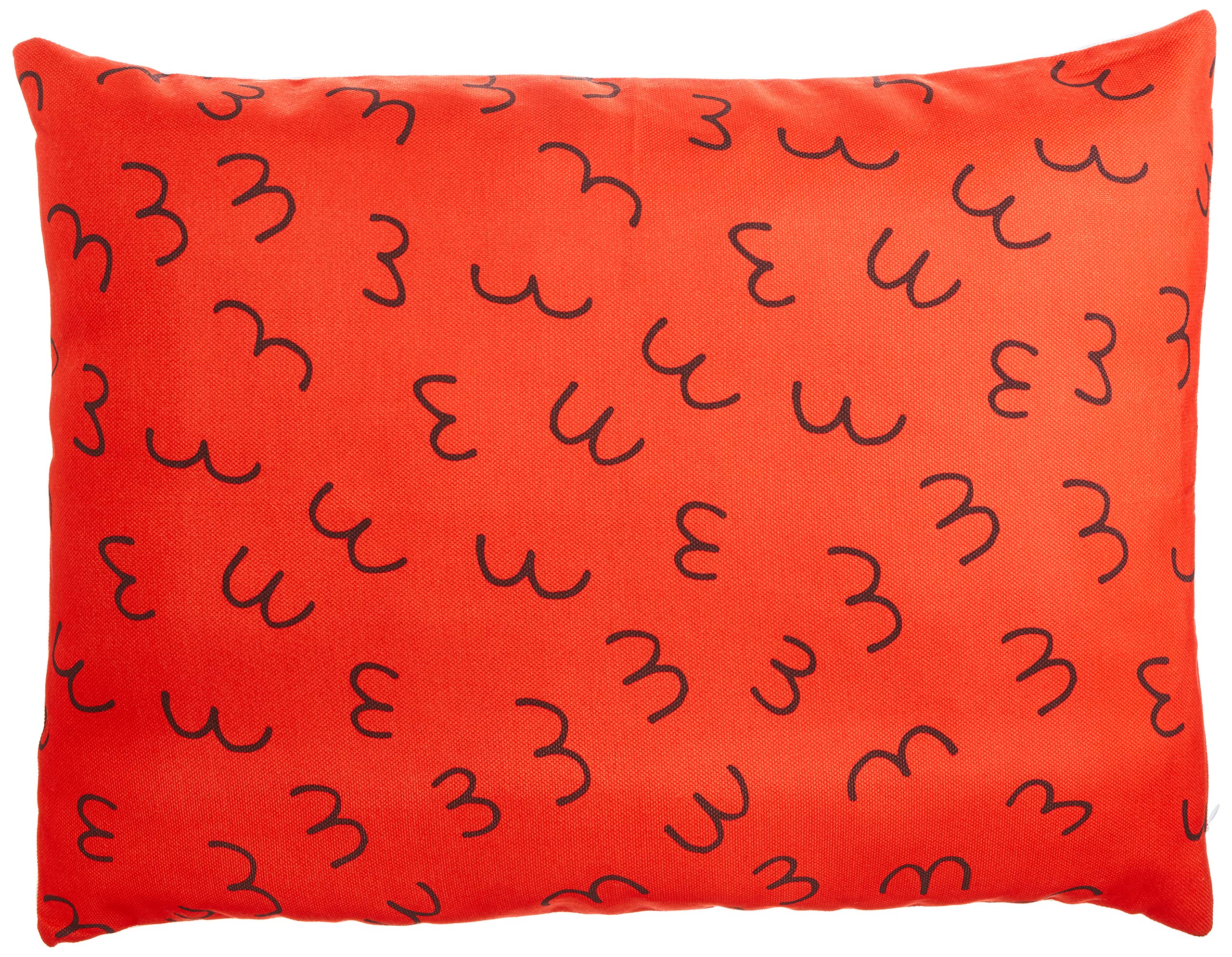 BonaMaison Decorative Cushion Cover, Orange Bordeux Throw Pillow Covers, Home Decorative Pillowcases for Livingroom, Sofa, Bedroom, Size: 45X60 Cm - Designed and Manufactured in Turkey