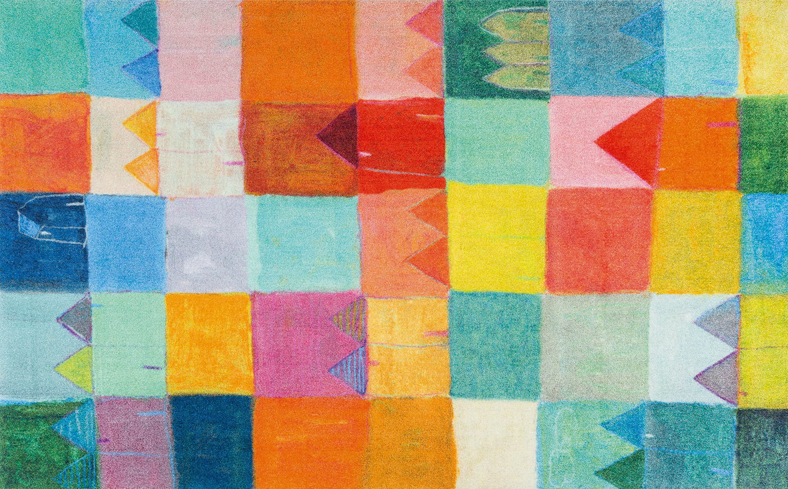 Wash+Dry Doormat, Cotton, Multicoloured, 110x175cm