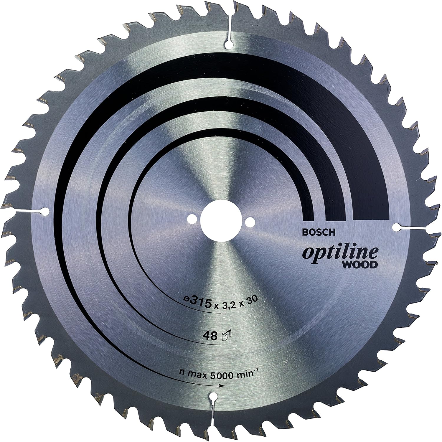 Bosch 1x PRO Wood Circular Saw Blade for Corded Table Saws (for Softwood Hardwood, diameter mm