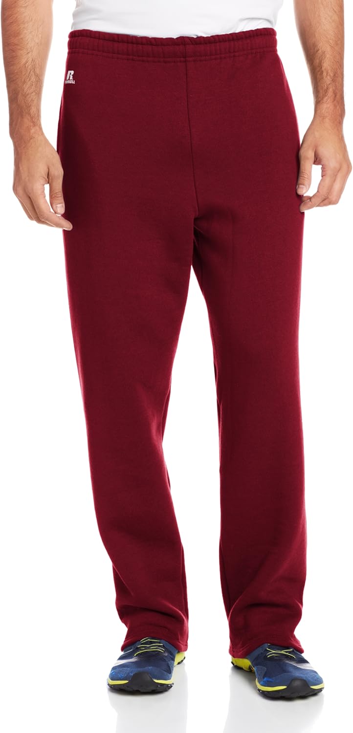 Russell Athletic Men's Dri-Power Open Bottom Sweatpants with Pockets at  Men’s Clothing store
