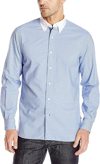 camisa rayas horizontales hombre