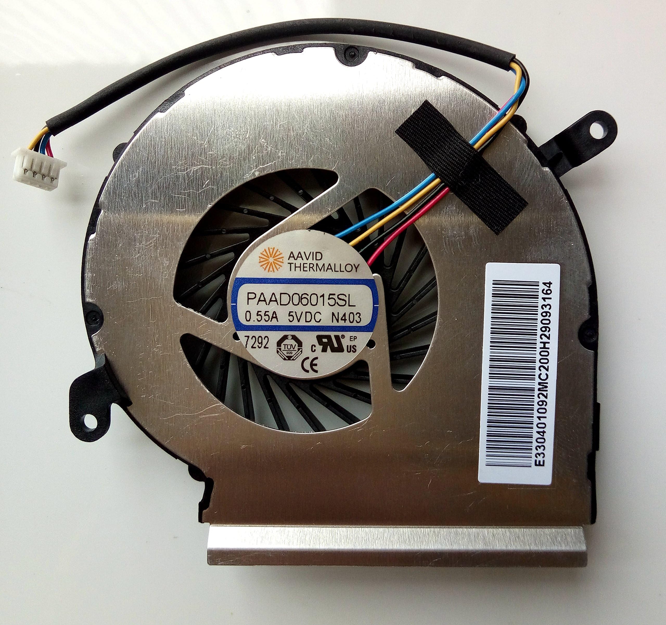 EJTONG New for MSI GE62VR GP62VR GP62MVR GL62M Laptop GPU Cooling Fan AAVID PAAD06015SL N371 N403 4Pin