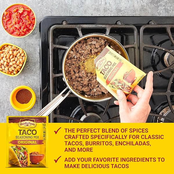 OLD EL PASO ORIGINAL TACO SEASONING MIX 10 PACK