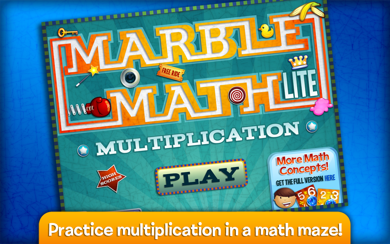 Marble Math Multiplication Appstore for Android
