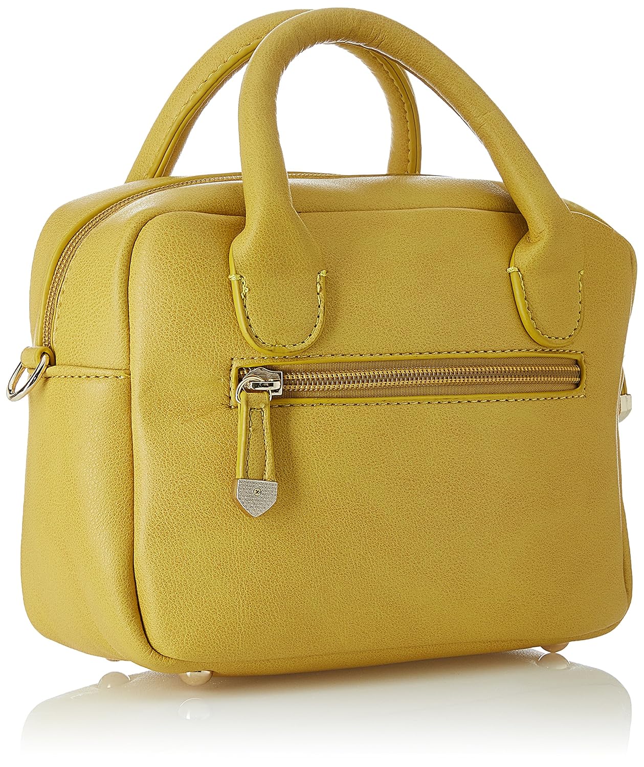 caprese kiara women's satchel (yellow)