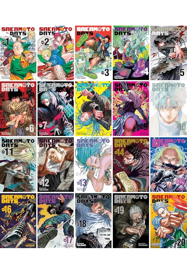 Sakamoto Days Manga 12-book Set Vol.1-12 by Yuto Suzuki: Yuto