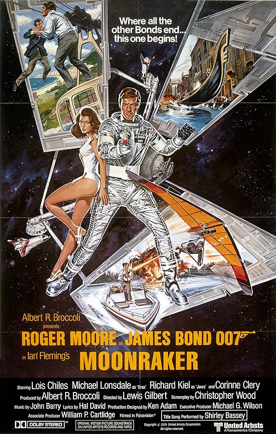 Amazon.com: The Gore Store Moonraker Movie Poster (1979): Posters ...