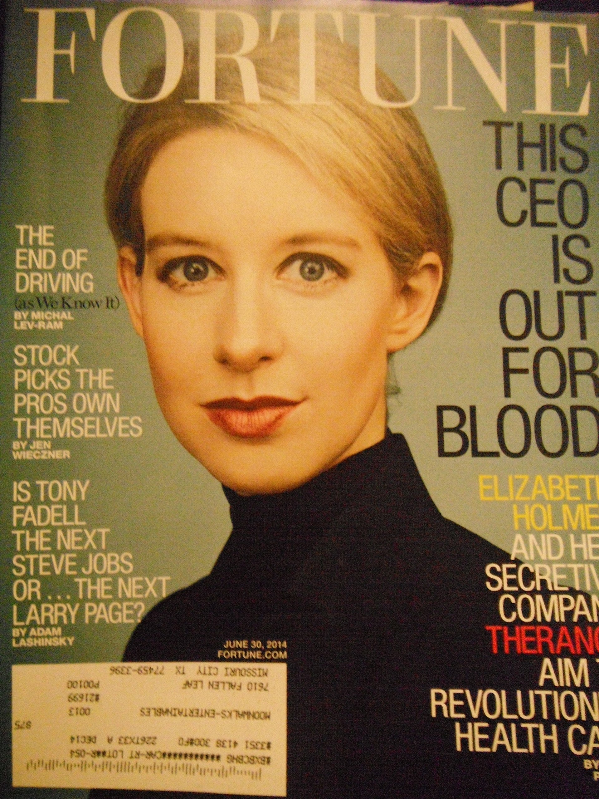 Fortune Magazine Cover "This CEO is Out For Blood"