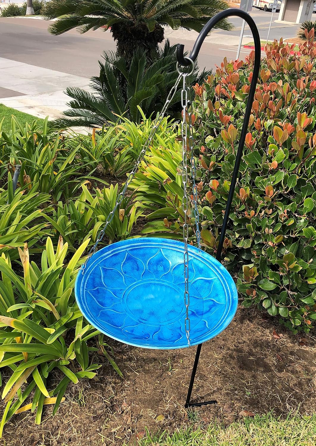 shepherd hooks for flowers on Patio Lawn Garden Monarch Abode 19043 Super Strong Rust Resistant Premium Shepherds Hook 46 Inches Black Plant Container Accessories